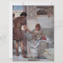 Cartão Saudação Silenciosa (por Lawrence Alma-Tadema)