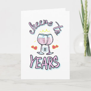 Cartão Saudações de 11 anos de aniversário de casamento