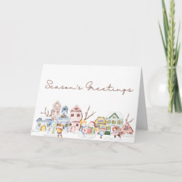 Cartão Saudações de 5" x 7" Fold.