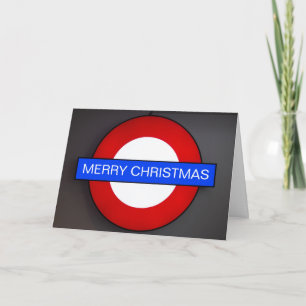 Cartão Saudações de Boas Festas em Londres