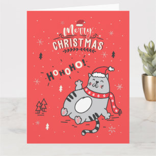 Cartão Saudações de Natal bonitas e Engraçadas