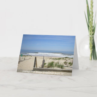 Cartão Saudações de Rehoboth Beach, DE