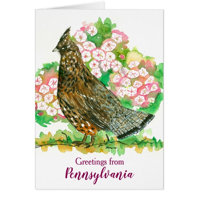 Cartão Saudações do Agrupamento Rupido da Pensilvânia Lau (Frente)