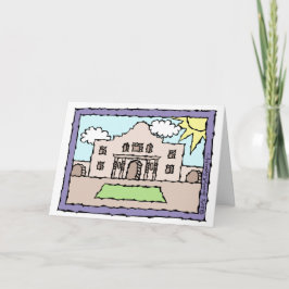 Cartão Saudações do Alamo San Antonio Texas