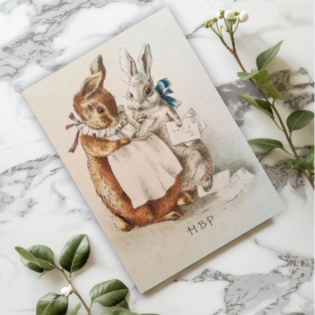 Cartão Saudações do Beatrix Potter Rabbit (Criador carregado)