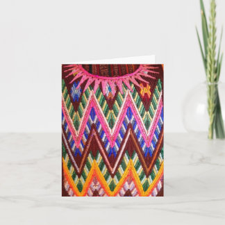 Cartão "Saudações guatemaltecas" A série maia