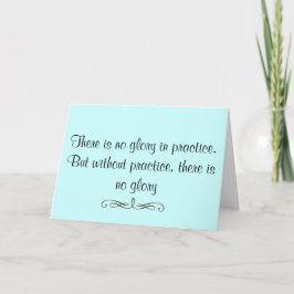 Cartão Saudações Motivacionais para Estudante de Relatóri