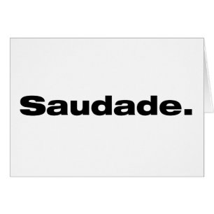 Cartão Saudade
