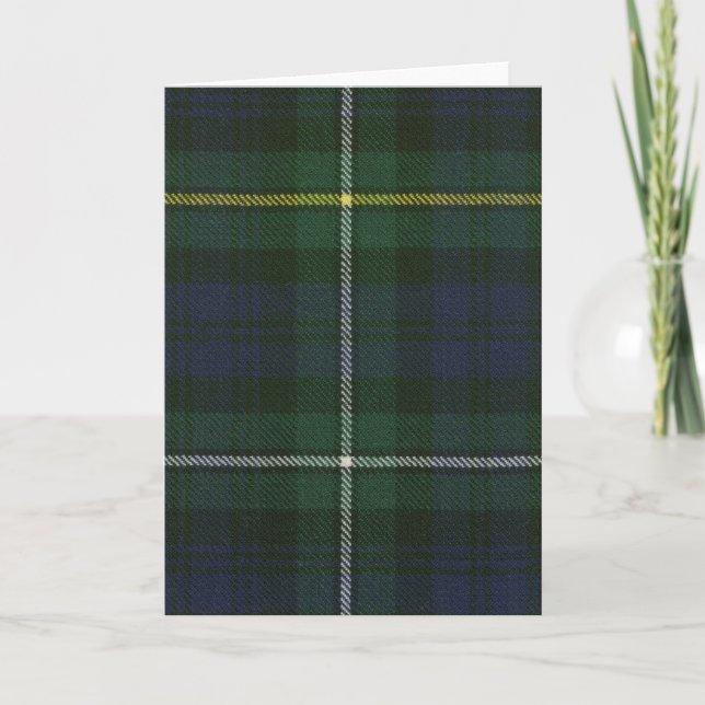 Cartão Saudável Campbell de Argyll Modern Tartan (Frente)