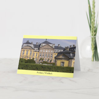 Cartão Saudável: Castelo de Arolsen/Waldeck