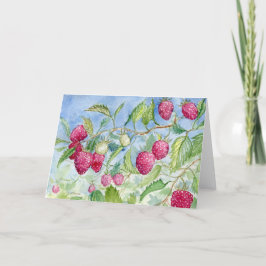 Cartão Saudável "Framboesa"