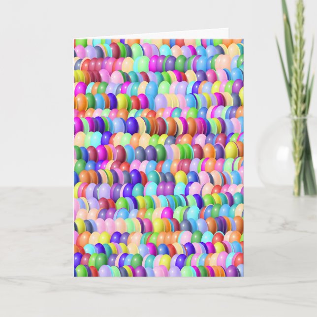 Cartão Saudável - Páscoa - Ovos de Páscoa Encontra (Frente)