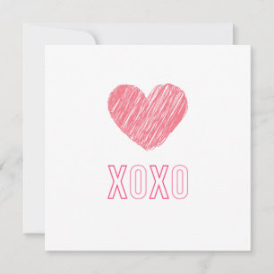 Cartão Saudável "XOXO"