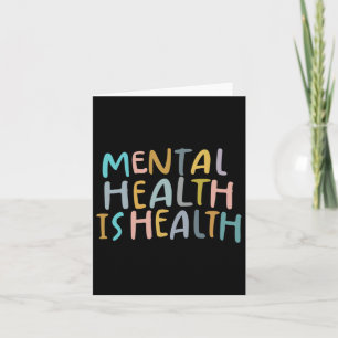 Cartão Saúde É Sensibilização Para A Saúde Mental
