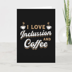 Cartão Saúde Mental Adoro Inclusor E Bebê De Café