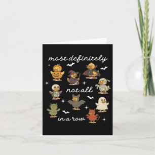 Cartão Saúde Mental de Pato Totalmente Não Seguidos