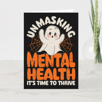 Cartão Saúde Mental Desmascarando a Saúde Mental no Hallo