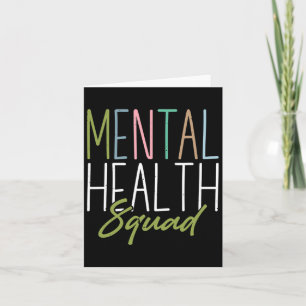 Cartão Saúde Mental Esquadrão de Saúde Mental Sensibiliza