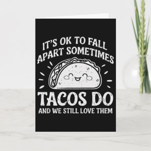 Cartão Saúde Mental Motivacional Ok Para Desmoronar Taco 