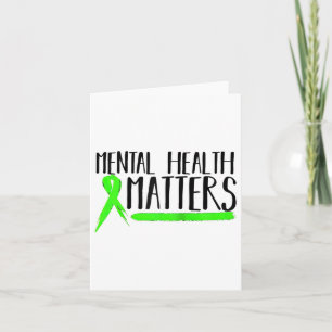 Cartão Saúde Mental S Presente Dar Camisa De Consciência 
