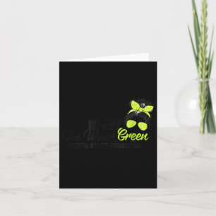 Cartão Saúde Mental S Vestimos o Green Mental Health Awar