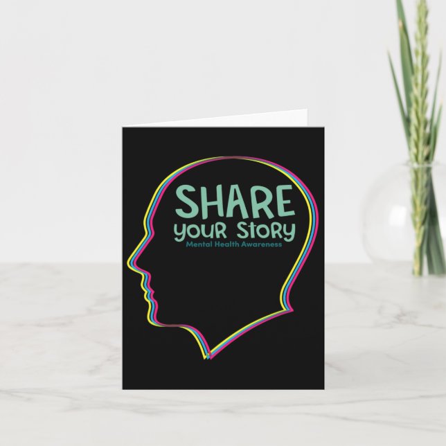 Cartão Saúde Mental Sensibilização Depressão Suicídio Pre (Frente)