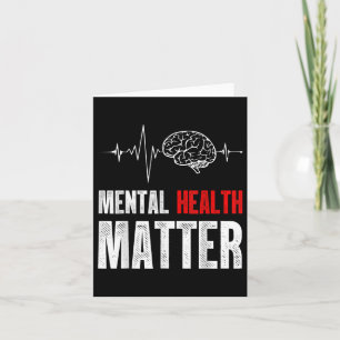 Cartão Saúde Mental Sensibilização para o problema do cér