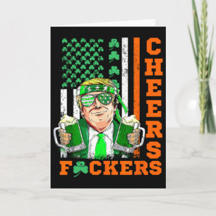 Cartão Saúde St Patrick's Day Cerveja Engraçada para Bebe