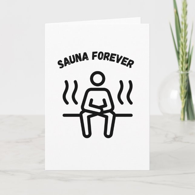 Cartão Sauna Forever Saunas (Frente)