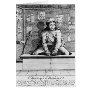 Cartão Sawney no Boghouse, 1745