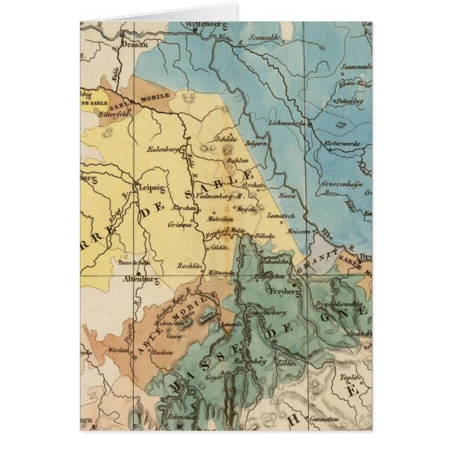 Cartão Saxe mineralogica (Frente)