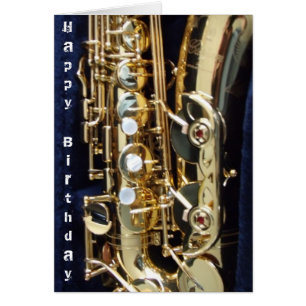 Cartão Saxofone