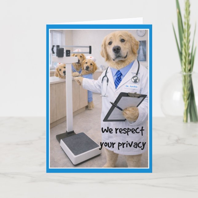 Cartão Scale Privacy in a Crowd  Get Well Card  SCD-1 (Frente)