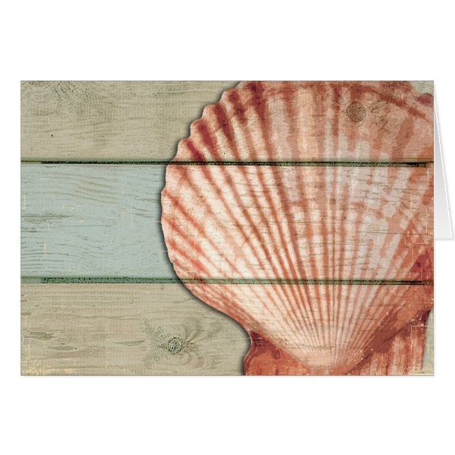 Cartão Scallop Shell (Frente Horizontal)