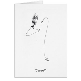 Cartão Scared