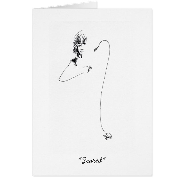 Cartão Scared (Frente)