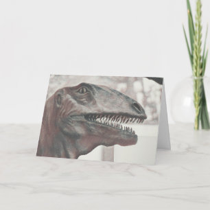 Cartão Scary Dinossaur Birthday
