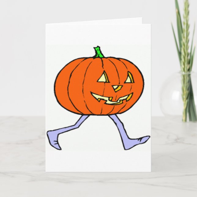 Cartão Scary Pumkin (Frente)