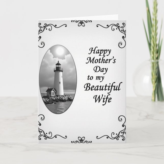Cartão Scenic Mothers Day Beacon Card (Frente)