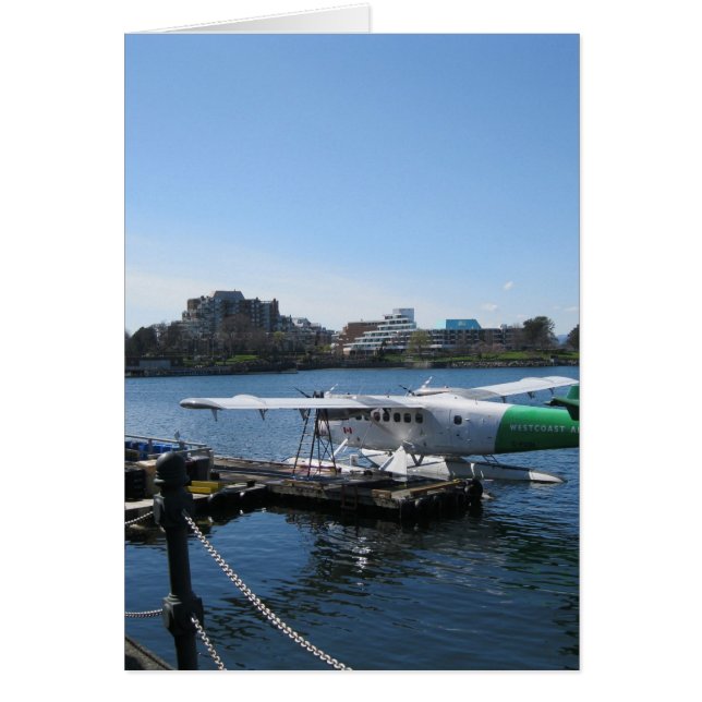 Cartão Scenic Seaplane em Victoria (Frente)