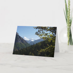 Cartão Scenic  Snowcapped Mountain