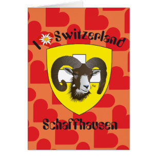 Cartão Schaffhausen Schweiz Suisse Svizzera Grusskarte