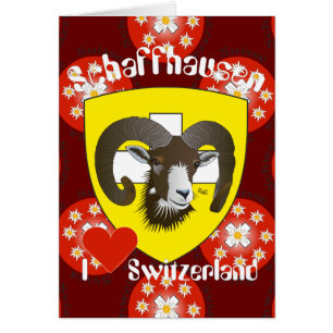 Cartão Schaffhausen Schweiz Suisse Svizzera Grusskarte