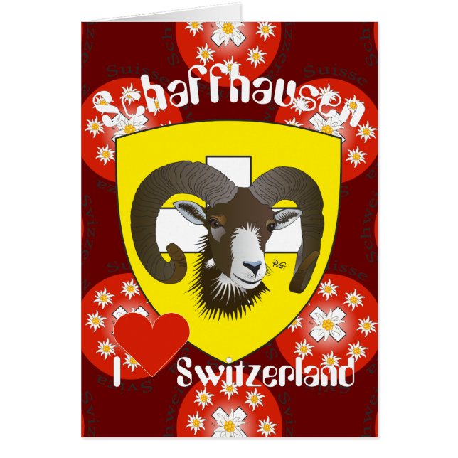 Cartão Schaffhausen Schweiz Suisse Svizzera Grusskarte (Frente)