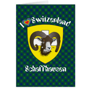 Cartão Schaffhausen Schweiz Suisse Svizzera Grusskarte