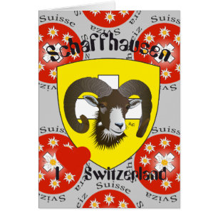 Cartão Schaffhausen Schweiz Suisse Svizzera Grusskarte