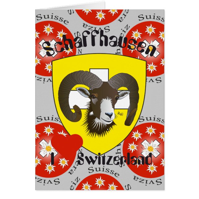 Cartão Schaffhausen Schweiz Suisse Svizzera Grusskarte (Frente)