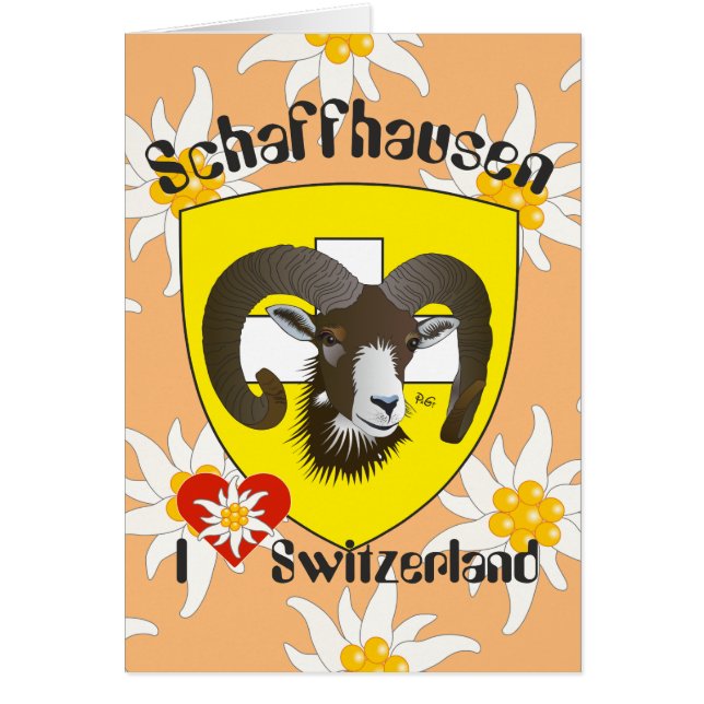 Cartão Schaffhausen Schweiz Suisse Svizzera Grusskarte (Frente)