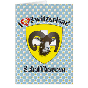Cartão Schaffhausen Schweiz Suisse Svizzera Grusskarte