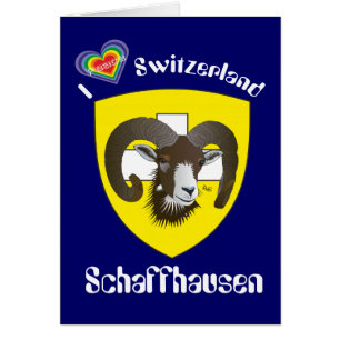 Cartão Schaffhausen Schweiz Suisse Svizzera Grusskarte